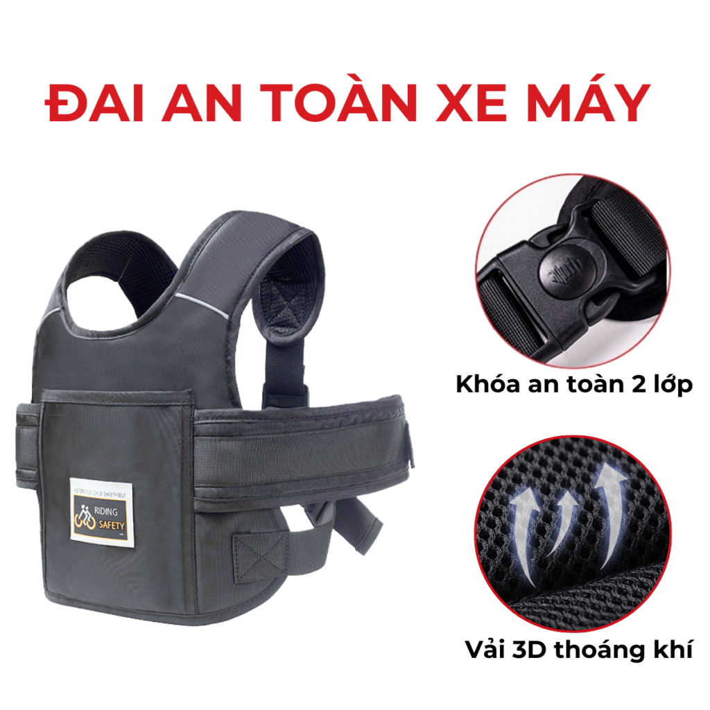 Lựa chọn đai đi xe máy phù hợp giúp tăng hiệu quả bảo vệ