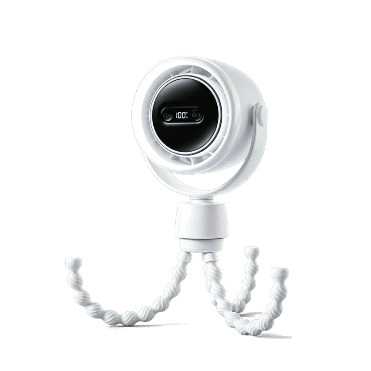 Quạt điện mini cho bé chân bạch tuộc kẹp xe đẩy, xe hơi, nôi, cũi đa năng
