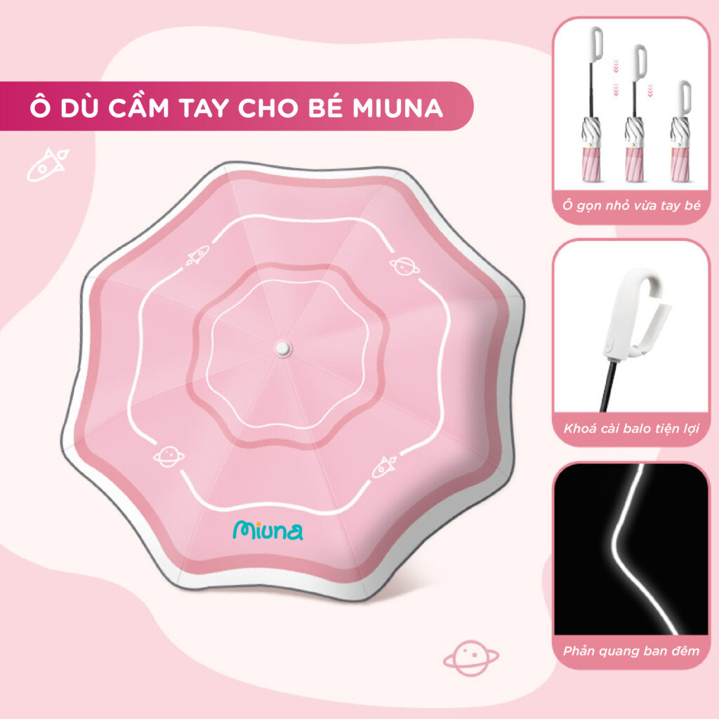 Chọn mua ô dù cho bé Miuna