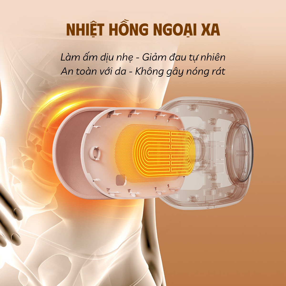 Máy massage giảm đau bụng kinh Belly Warmer - Bản cao cấp - Ảnh 5