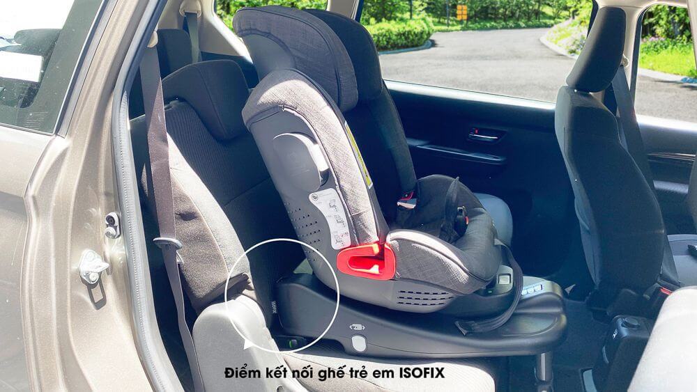 Hệ thống lắp đặt ghế trẻ em ô tô bằng isofix