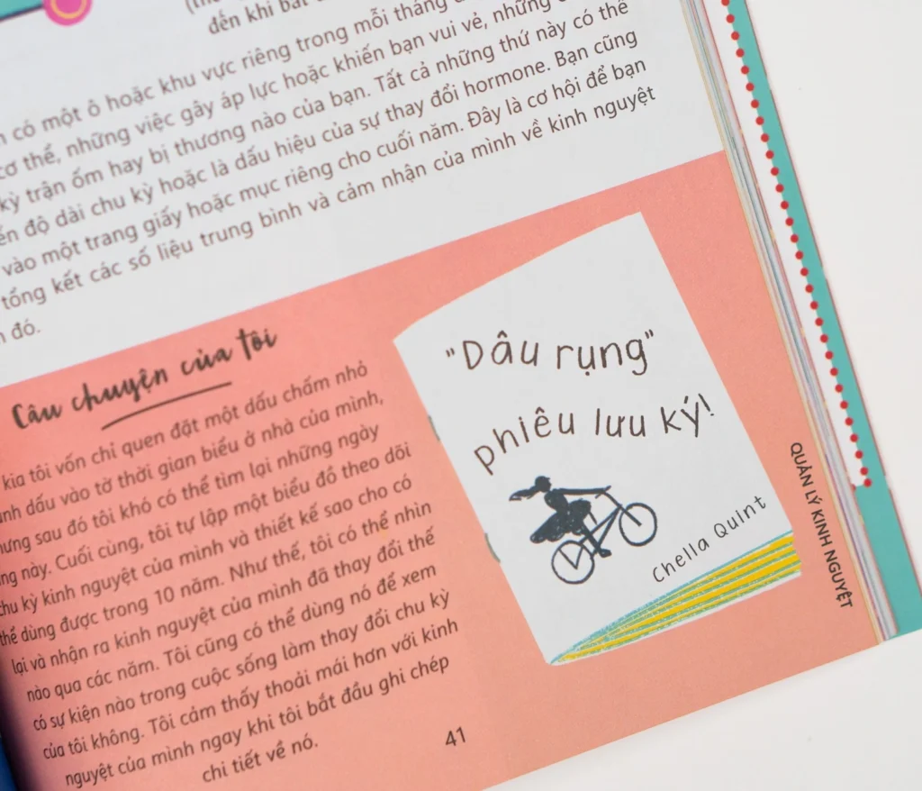 Sách hoặc tài liệu về cơ thể và cảm xúc cho con gái tuổi dậy thì