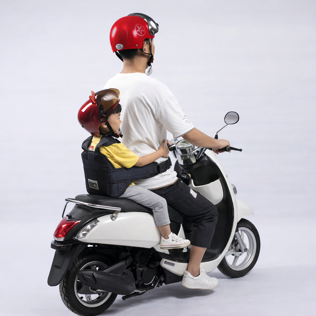 Mua đai an toàn xe máy làm quà tặng 1/6 cho bé
