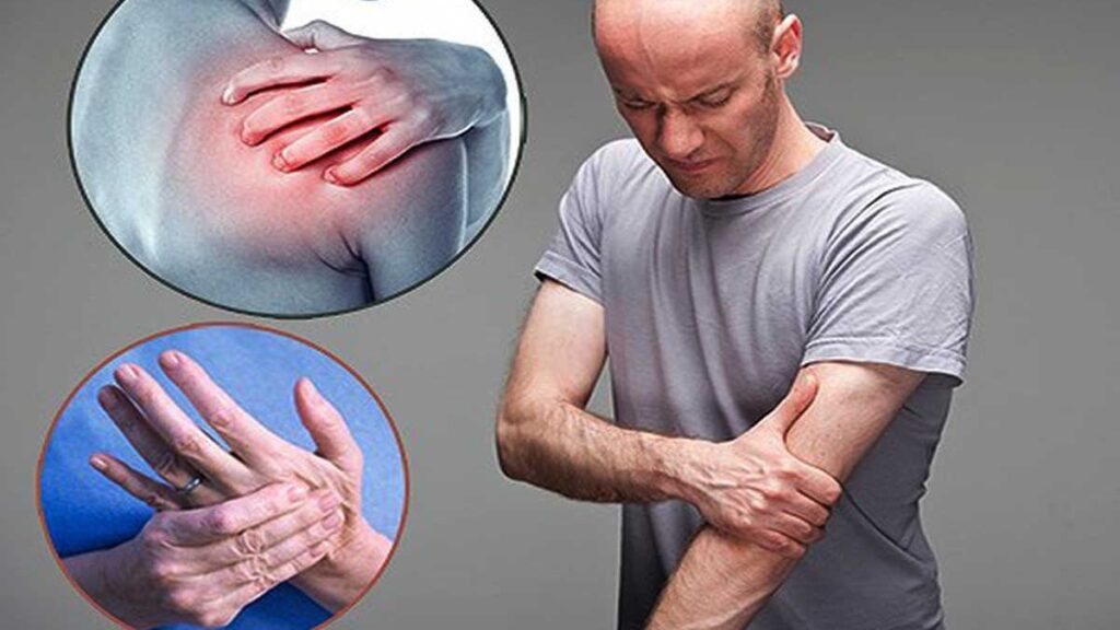 đau cổ vai gáy làm tê bì, đau lan xuống tay