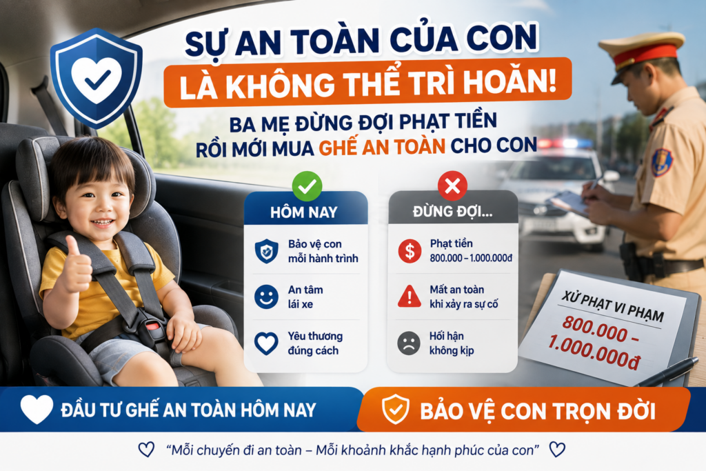 Phân biệt 2 lỗi về ghế an toàn cho trẻ em trên ô tô - Đừng nhầm lẫn